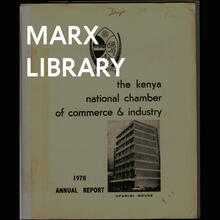 Title page of report of the Kenya National Chamber of Commerce and Industry (1978)